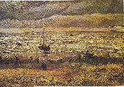 Vincent Van Gogh Scheveningen beach in stormy weather oil